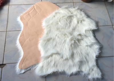 China Hotel Synthetic Microfiber Australian Sheepskin Rug Elegant For House Decoration for sale