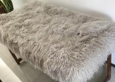 China Real Mongolian Tibetan Lamb Fur New Mongolian Fur fabric for throw pillow for sale