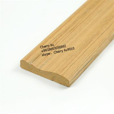 China Teak Door Frame Traditional Engineered Wood Molding Wood Frame for sale