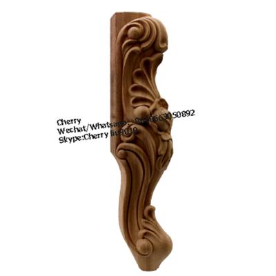 China Antique Furniture Table Chair Legs Solid Wood Fancy Carved Foot Legs for sale