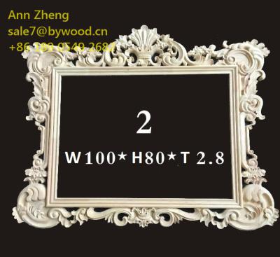 China Home Furniture Decorative Wood Carvings Antique Furniture Mirror Frames for sale