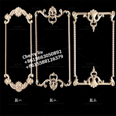 China Home Furnishings Decoration Cheap Hand Carved Decorative Antique Wooden Mirror Frames for sale