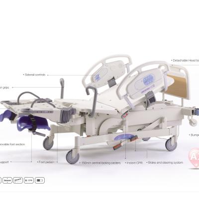 China B-48 PUKANG MEDICAL Gynecology bed metal hospital electric obstetric table delivery medical electric bed prices for sale birthing bed for sale