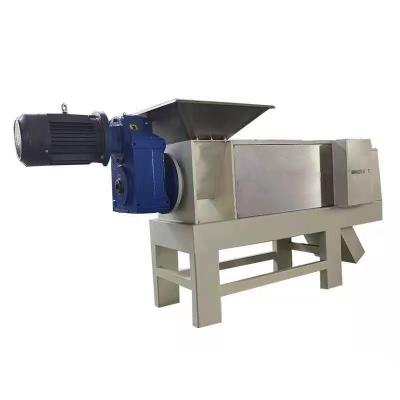 China Hotels Screw Propelled Extrusion Fish Surimi Pickled Cabbage Garlic Kitchen Waste Dewatering Recycling Machine for sale