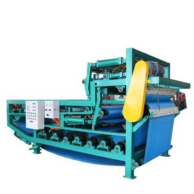 China Garment Shops Professional Manufacturer High Efficiency Sludge Dewatering Belt Type Filter Press Manufacturer for sale