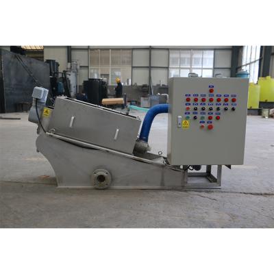 China Wastewater treatment industrial and municipal biological sludge belt filter press dewatering machine for water treatment plant for sale