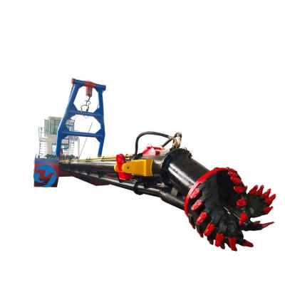 China Construction worksÂ   Cutter suction river sand mining machine 2020 hot sale diesel oil sand dredger with dismountable sand machine for sale