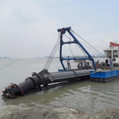 China Construction worksÂ   800 Meters Distance Sand Pump Dredger 250 m3 Capacity Cutter Suction Dredging Equipment for sale