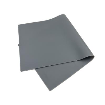 China Hohe Temperatur Grey Stretchable Silicone Rubber Sheet-Stärke-2mm zu verkaufen