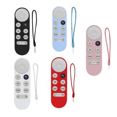 China Multicolor Nontoxic Silicone Remote Cover Dustproof For Google TV for sale