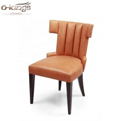 China Southwestern Industrial Modern Simple Back Style Leather Dining Chair Dining Chair Household Chairs Home Furniture Set for sale