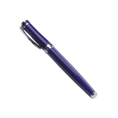 China Promotional Blue Pen Classic Customized Metal Trackball Pens With Gel Rolling Ball Refill Waterproof Ink Fine Tip for sale