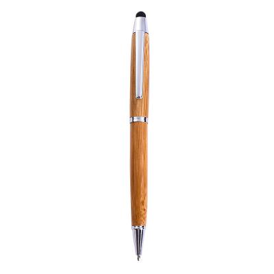 China Wholesale Promotional Wooden Pen Eco Friendly Gift Ballpoint Stylus Pen Bamboo Pen Eco Friendly With Custom Logo for sale