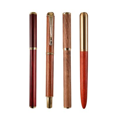 China High End Student 2021 Premium Wood Carved Pens Pen Customization Wooden Pen Making Pens for sale