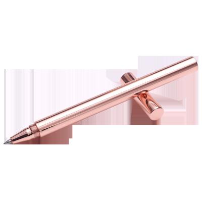 China Office & School Pen Class Of 2021 Writing Smoothly New Style Ball Pens With Printed Logo Rose Gold Color Personalized Pen for sale