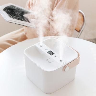 China Car Kinscoter Large Capacity Rechargeable Mini Air Humidifier LED Display Portable Ultrasonic Humidifier for sale