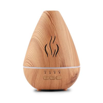 China Household Kinscoter Smart Ultrasonic Fragrance Diffuser Wood Grain Aromatherapy Essential Oil Humidifiers for sale