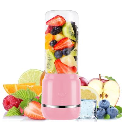 China Car Kinscoter 6 Blades Electric Fruit Juicer 420ml Rechargeable Automatic Portable Juicer Blender with Glass Cup for sale