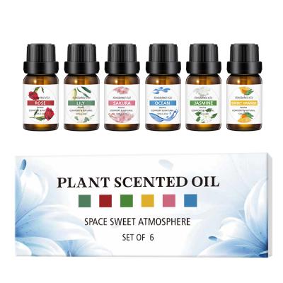 China Private Aromatherapy Hot Selling OEM Box Aromatherapy Top 6 Essential Oil Customized Gift Set In Stock for sale