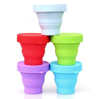 China Silicone Viable Collapsible Cup Drinkware Collapsible Coffee Mug Wasserbecher for Travel and Home Drinking Water for sale