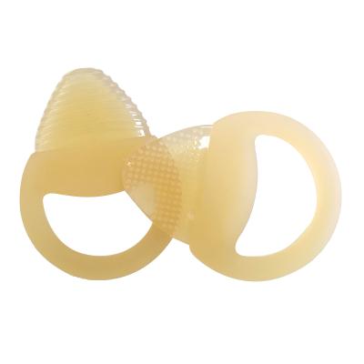 China Custom Eco Friendly Food Grade Silicone Baby Teether Eco Friendly Toy 3M+ Easy To Hold for sale