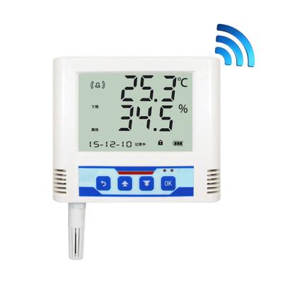 China 2 Years Warranty Temperature Data Logger WIFI Wireless Temperature and Humidity Logger 65000 Current Readings for sale