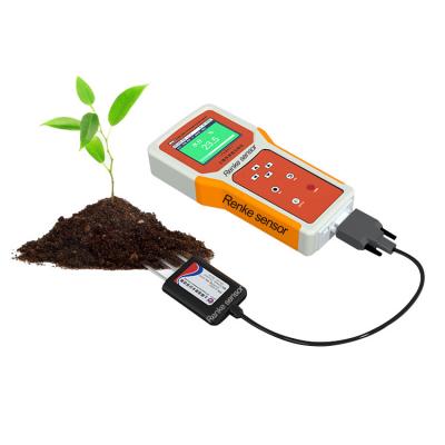 China Soil EC pH NPK Nutrient Analyzer Temperature Moisture Sensor With Portable Handheld Display Terminal 209*100*36 mm for sale