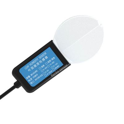 China Leaves Surface Moisture Test RS-WS-NO1-YM-1 RS485 Analog Leaves Surface Moisture Sensor Leaf Moisture Measurement for sale