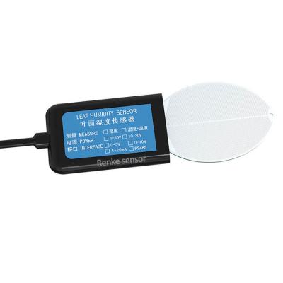 China Leaves Surface Humidity Test Renke 0-5V 0-10V RS485 4-20mA Factory Outdoor Humidity Measurement Leaf Sensor for Humidity for sale