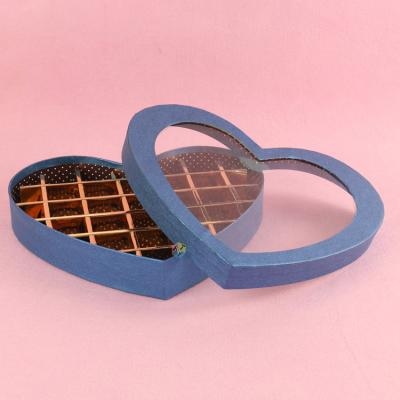 China wholesale handmade large chocolate heart shaped boxes for sale