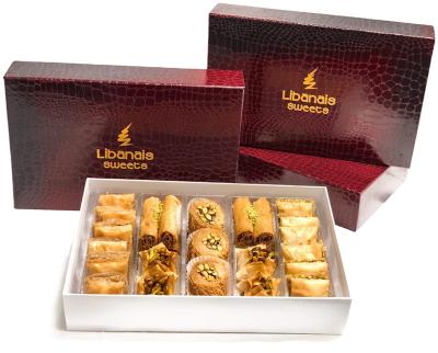 China Recycled Materials Custom Food Plastic Trays Packaging For Baklava for sale