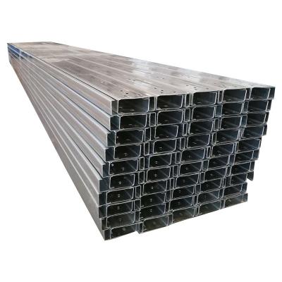 China Q235B Hot Dipped Galvanized C Shaped Steel Cold Formed Steel For Building Doors And Windows C Channel for sale