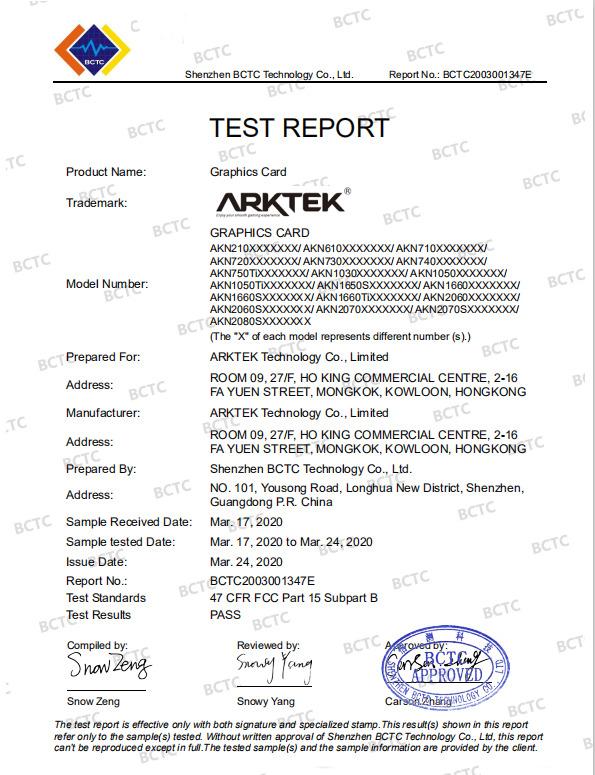 FCC - Keda Electronics Co., Ltd.