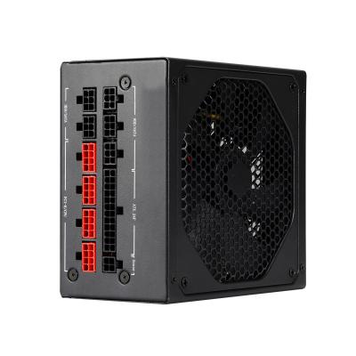 China Desktop Power Supply 850W Full Modular 80+ Gold Certified With Black Cable AK-ATX850WG for sale