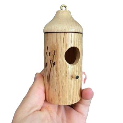 China Outdoor Wooden Stocked Bird House For Wren Swallow Sparrow Robin Hummingbird Throstle Finch for sale