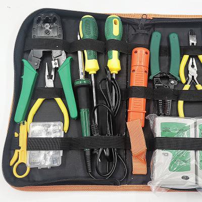 China Professional Network Tool JLNT18 Network Repair Kit, Network Fault Test and Repair Electric Soldering Iron Crimp Tool for sale