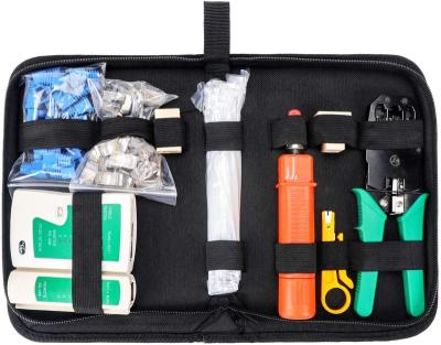 China Network Tool JIELIN Network Tool Kit , 9 in 1 Computer Maintenance NETWORK Cable Tester for sale