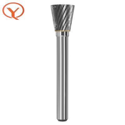 China Qiye 6MM-16MM Other N Type High Speed ​​Steel Woodworking Burr Set File Rasp Rotary Drill Bit For Wood Carving for sale