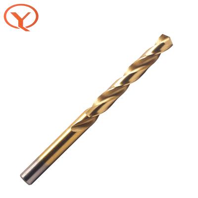 China Wholesale Super Durable Nonferrous Metal Qiye Factory Twist Drill HSS Twist Drill Bits Titanium Coated for sale