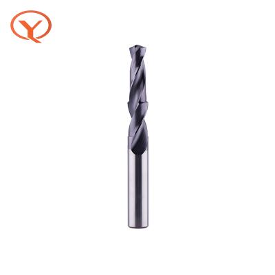 China Steel qiye processing steel solid carbide hrc45/55/65 step drill bit for sale