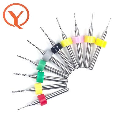 China 3.175mm PCB Micro Carbide Drill Bit 3.175 Steel Shank Drilling Use for sale