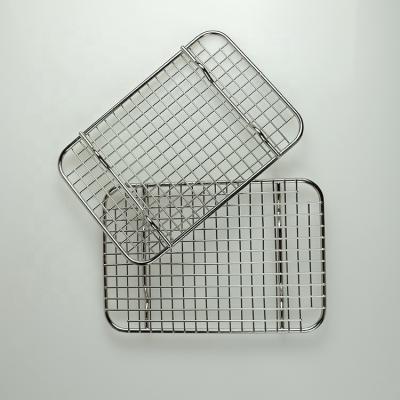 China Easily Cleaned Stainless Steel BBQ Tools Wire Grill Cooling Non-Stick Roasting Rack for sale