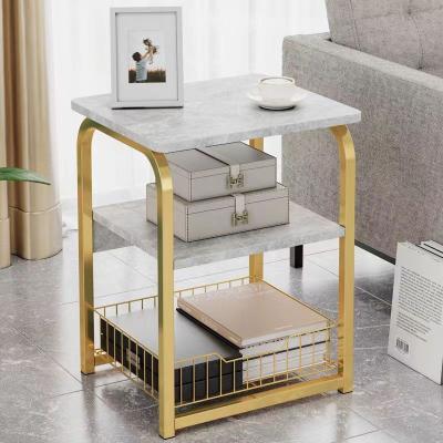 China Hot Selling Modern Coffee Table Customized Living Room 2nd Floor End Table Storage Side Table for sale