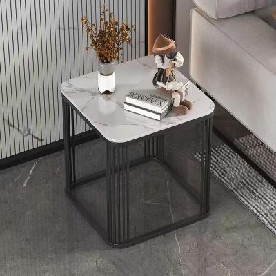 China Durable latest metal+glass/marble top edge table, living room coffee table for sale