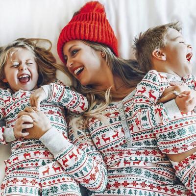 China Breathable Kids Matching Family Kids Sleepwear Christmas Halloween Hot Sale Breathable Striped Pajamas Holiday Children Set Gift Christmas Pajamas for sale