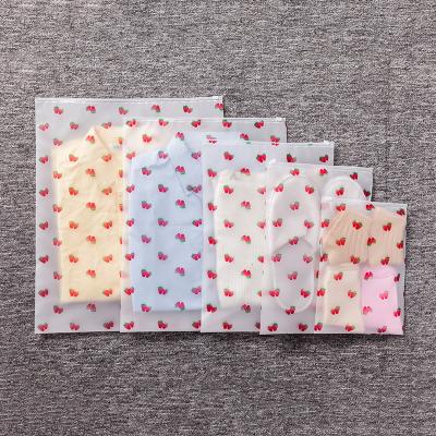 China High Quality BIODEGRADABLE Bikini Packaging Bags Custom Printed Swimwear Packaging Frosted Ziplock Plastic Bag for sale