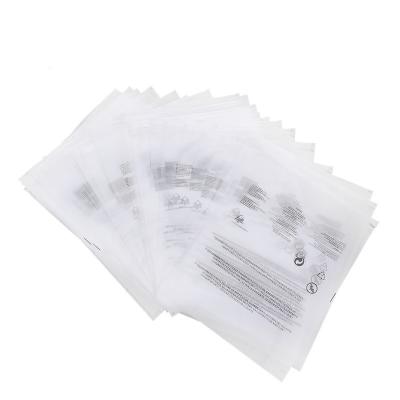 China Recyclable PVC EVA PP Custom Ziplock Ziplock Custom Apparel Garment Zipper Packaging Clear Frosted Plastic Bag for sale