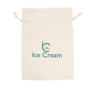 China Reusable Cotton Drawstring Bags Canvas Suction String Bag for sale