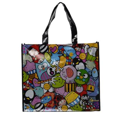 China Promo Eco Friendly Eco - Friendly Recycle Reusable Laminated Non Woven Advertising Bag for sale