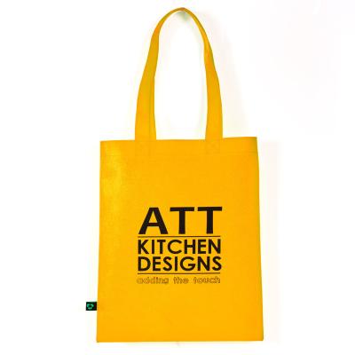 China Promo Eco Friendly Eco Friendly Recycle Reusable Laminated Non Woven Shopping Tote Bag for sale